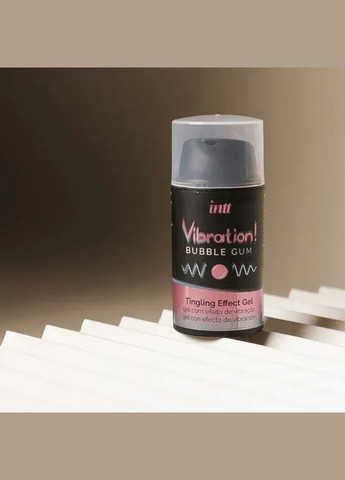 Рідкий вібратор Vibration Bubble Gum 15 мл для незабутніх відчуттів Intt (332211501)