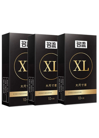 Ультратонкі презервативи XL збільшеного розміру 10 штук HBM Group (284279090)