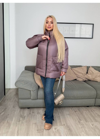 Кавова стильна легка куртка Fashion