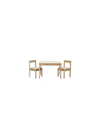 Детский стол с 2 стульями белый сосна IKEA (272150210)