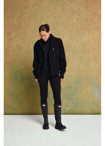 Женский бомбер оверсайз на флисе MonCher на кнопках (364864200)