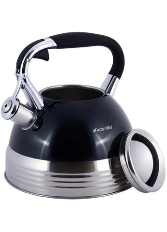 Чайник індукційний Blue 2.7л зі свистком (синій кобальт) Kamille (339780107)