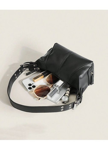 Сумка багет женская черная (RN-231) No Brand (352192196)