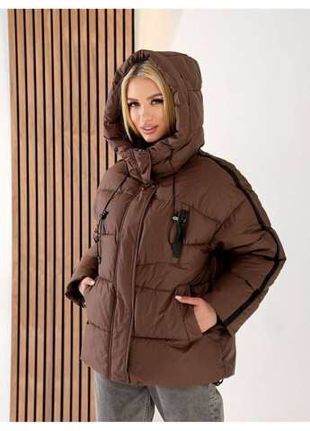 Темно-коричневая зимняя зимняя куртка Garna