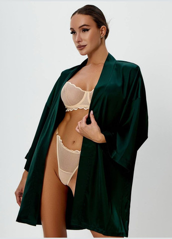 Зручний легкий халат з натурального шовку Adelante (316581887)