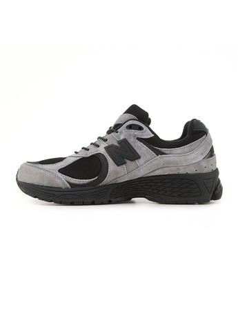 Серые демисезонные кроссовки мужские new balance No Brand 2002R Gore-Tex Grey Black