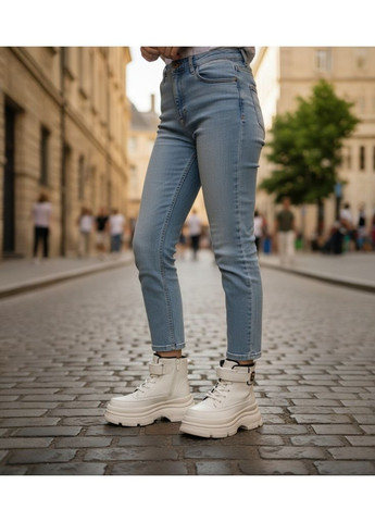 Зимові черевики для дівчинки на овчині, зимові дутики для дівчини, зимові черевики на липучках для дівчини підлітка Клібі Clibee (366872955)