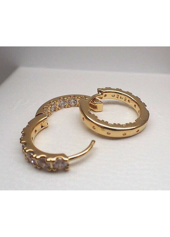 Срібні сережки кульчики Пандора "Сяючий ряд камінців" 263002C01 Kabluchka (355346208)