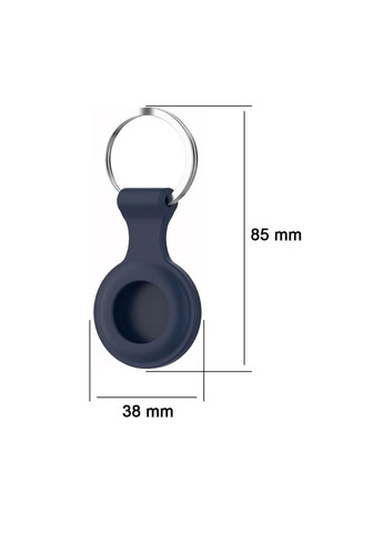 Силиконовый чехол брелок SS2 для метки трекера Apple AirTag - Dark Blue Primo (333720136)