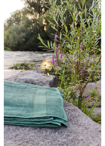 Махровий рушник 400 гр 100/150 8012 (LLT-111429) Lelit зелений