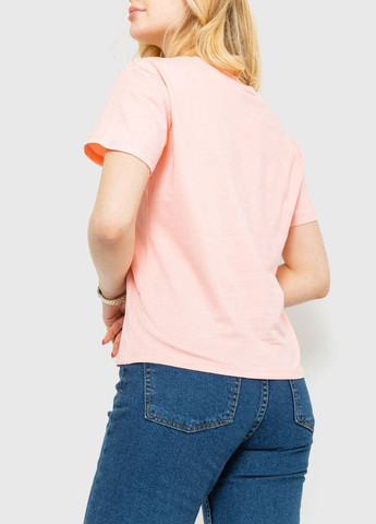 Рожева демісезон футболка жіноча з принтом, колір оливковий, Ager