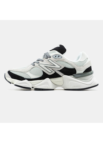 Кроссовки женские и мужские New Balance 9060 White Black | Нью Беланс 9060 белые No Brand белые демисезоны (365704748)