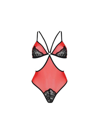 Полупрозрачное боди с кружевом PEONIA BODY S/M red Passion (369951062)