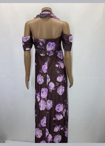 Темно-Фіолетова святковий сукня Asos з квітковим принтом