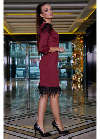 Темно-червона сукня 1295.3925 Seventeen