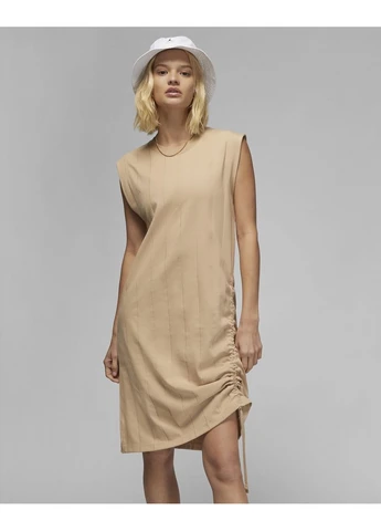 Бежевое платье femme dress beige dx0361-277 Air Jordan
