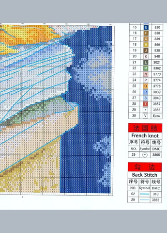 Набір для вишивання за нанесеною на канву схемою"Wait 2 ".AIDA 14CT printed, 43*36 см Joy Sunday (313614496)