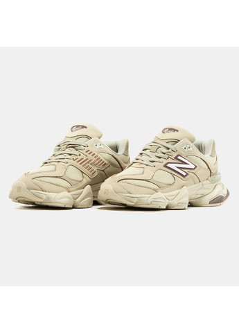 Бежевые демисезонные кроссовки мужские и женские new balance 9060 'bone sparrow' | нью беланс 9060 бежевые No Brand