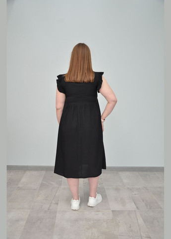 Чорна жіноча сукня, короткий рукав, різні кольори (розміри:, xl) No Brand