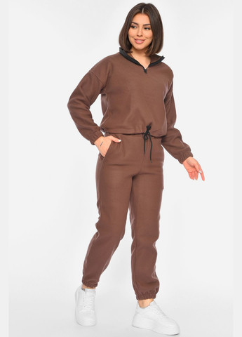 Спортивный костюм женский цвета мокко Let's Shop (304368552)