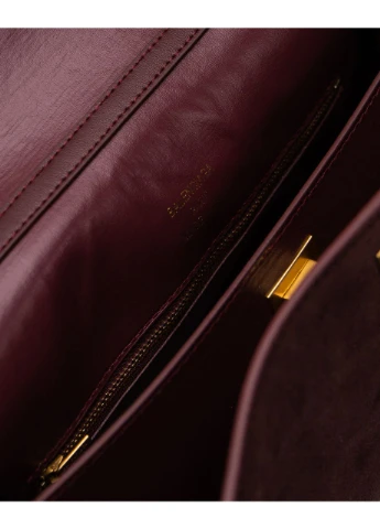 Сумка Balenciaga Rodeo Large Suede Burgundy / Gold Hardware Баленсіага (377509375)
