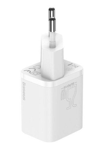 Мережевий зарядний пристрій Super Si Quick Charger USB-C 25 W EU White (CCSP020102) Baseus (333031909)
