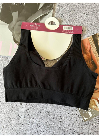 Бавовняний безшовний топ-майка B-C Blue Rose (317350696)