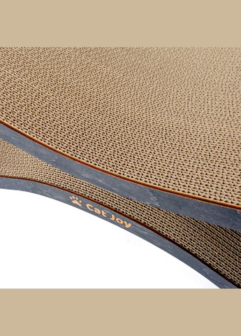 Дряпка для кота з гофрокартону Чорна ДхВхШ: 59х18х25 см Cat Joy Авангард (307288290)