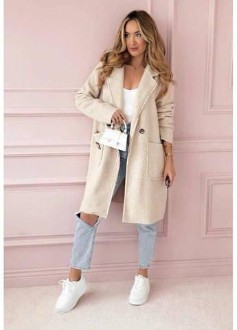 Бежеве Пальто No Brand