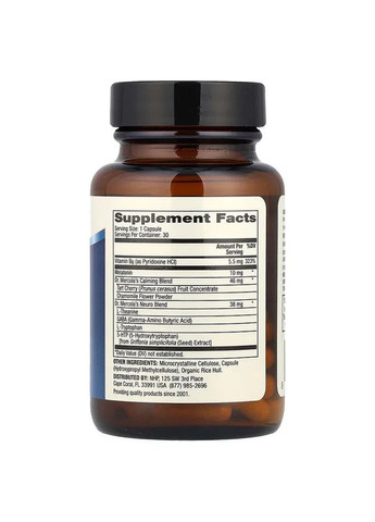 Мелатонин 10 мг Sleep Support, 30 капсул Dr. Mercola (361115119)