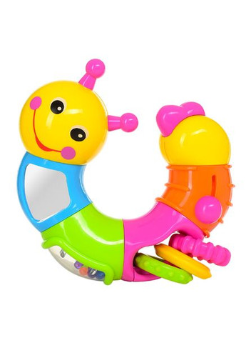 Розвиваюча іграшка брязкальце гусениця з рухливими деталями (JT9182) MFC (365544312)