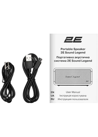 Портативная акустика SoundLegend 80Вт Black (-BSSLWBK) 2E (389026307)