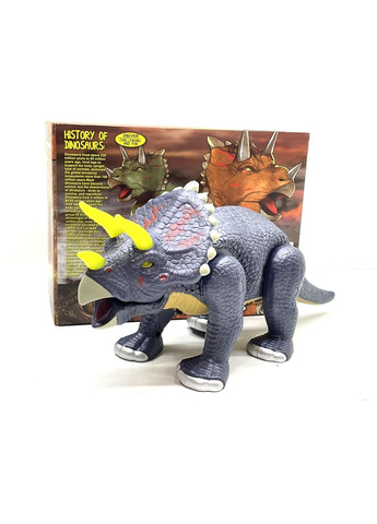 Динозавр ходить світлові та звукові ефекти Сірий (WS 5301) WEN SHENG (301421346)