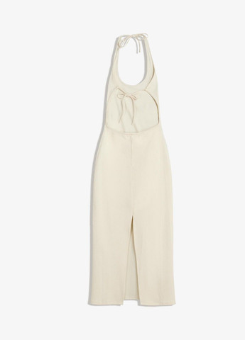 Бежева повсякденний сукня Bershka однотонна