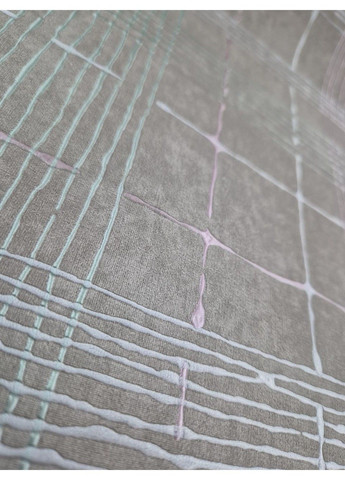 Обои виниловые на флизелиновой основе 30539, серые, лиловые, бирюзовые для детской, гостиной, спальни MARBURG (340275586)