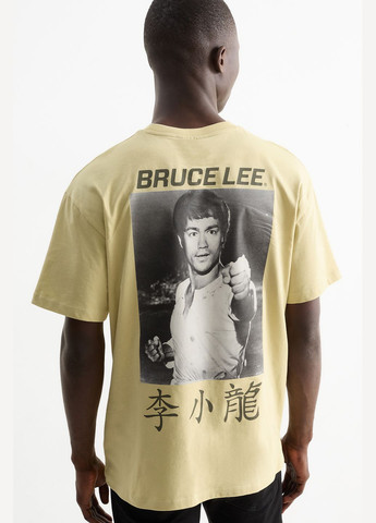 Зелена футболка з принтом C&A