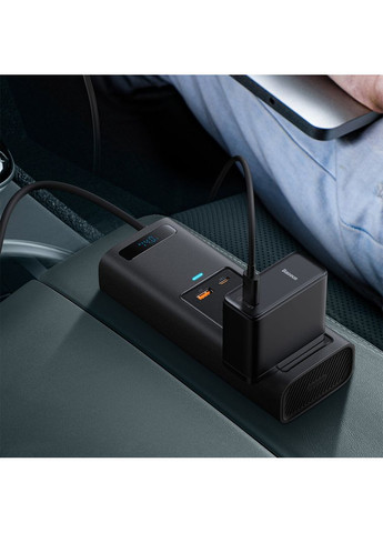Автомобільний інвертор In-car Inverter 150W (220V CN/EU) (CRNBQ-A01) Baseus (372678449)
