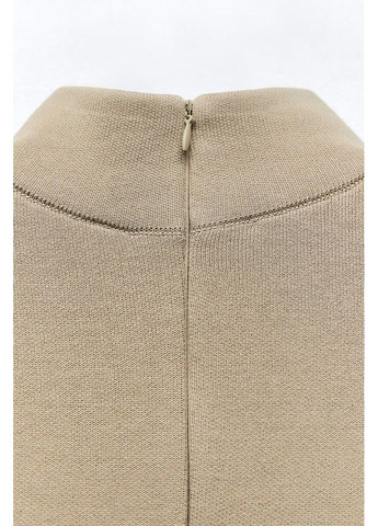 Бежевый демисезонный трикотажный свитер 6873/111 Zara