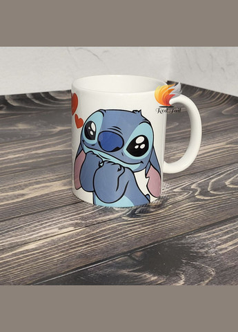 Чашка подарункова "Стіч" 330 мл No Brand (328439477)