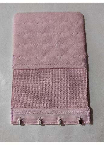 Удлинитель-расширитель спинки бюстгальтера с резинкой до 11 см на 4 крючка в 4 ряда Розовый No Brand (307364817)