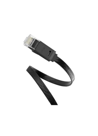 Сетевой кабель Cat 6 U/UTP Lan Flat Cable 3m (Black) (UGR-50175) Ugreen NW102 (361347636)