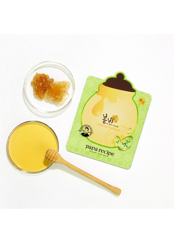 Успокаивающая тканевая маска с экстрактом меда Bombee Green Honey Mask 25 g Papa Recipe (291560931)
