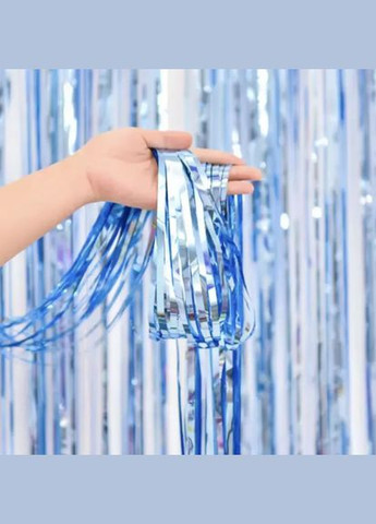 Дождик для фотозоны 1 м на 1 м голубой Jannet Дощик (316296156)