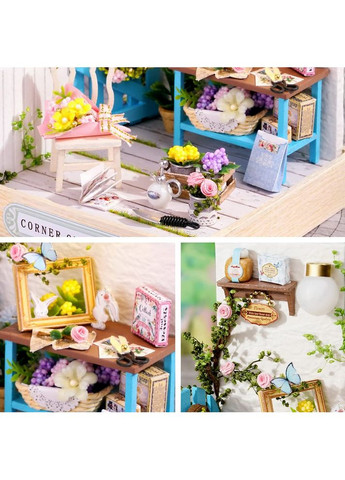 Румбокс Конструктор 3D Садовий Куточок DIY Corner of Garden Roombox QT-033 No Brand (362452873)