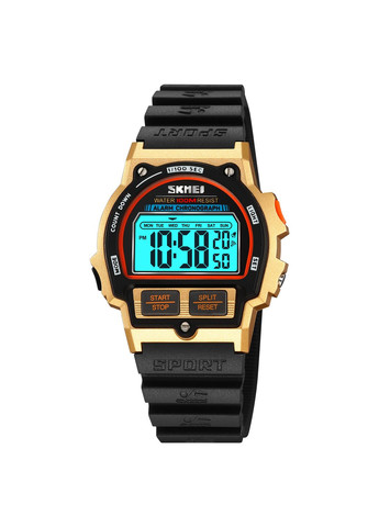 Часы 2263BKGD Black-Gold электронные водонепроницаемые для мужчин и женщин с хронографом и будильником ProDobro (367264283)