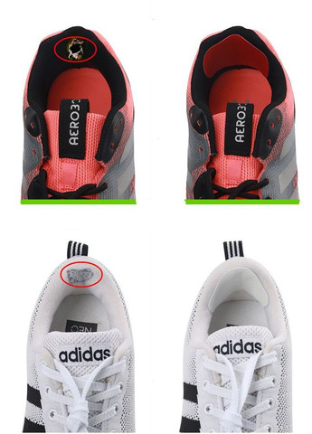 Вкладиш-наклейка на задник взуття для реставрації затертого задника взуття червоного кольору No Brand (311222491)