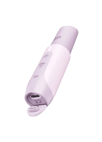 Вакуумный стимулятор для клитора сиреневого цвета Secret Kiss Satisfyer (382844412)