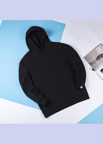 Чоловічий демісезонний худі чорне оверсайз No Brand (346085263)