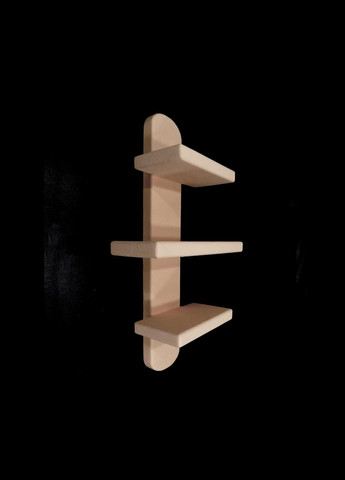 Настенная полка из дерева Скайтри грейпфрут (НСП-000654) No Brand (328081025)