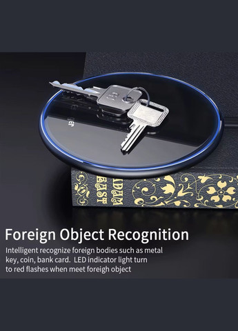 Зарядний пристрій для телефонів бездротовий для iPhone/Android 15 Вт Essager (299330181)